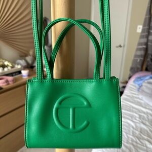 TELFAR Greenscreen Small Shopping Bag
